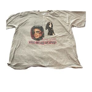 BRAND NEW Gray Michael Jackson Tribute T-Shirt - Size men’s XL - Z27